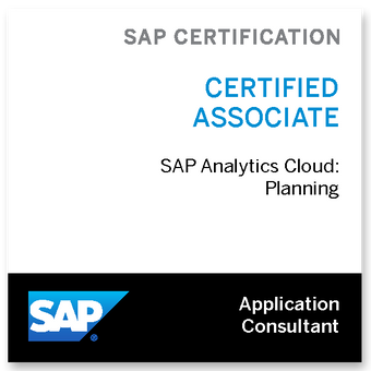 SAP Certified Application Associate - SAP Analytics Cloud: Planning